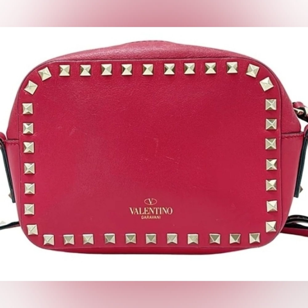 Valentino Garavani PINK RockStud Women's Leather Bag